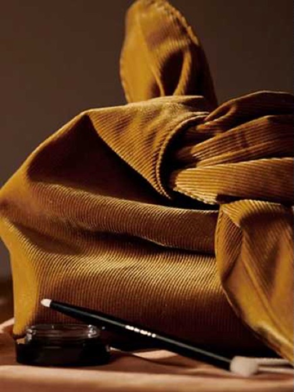 MERIT The Signature Bag in Gold Corduroy